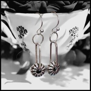 5 For $25💫Alternative Silver Medallion Earrings